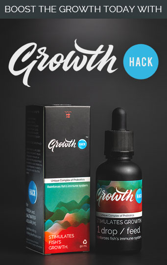 Growth Hack - New unique blend of probiotics growth promoter for fish.